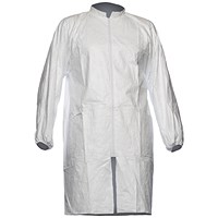 Dupont Tyvek 500 Labcoat Pl309, Large, Pack of 10