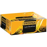 Twinings English Breakfast Tea Bags, Pack of 100