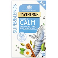Twinings SuperBlends Calm Herbal Tea, Pack of 20