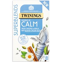 Twinings SuperBlends Calm Herbal Tea, Pack of 20