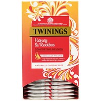 Twinings Honey/Fig/Rooibos Mesh Pyramid Enveloped Tea Bags, Pack of 15