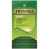 Twinings Pure Green Tea Bags - Pack of 20