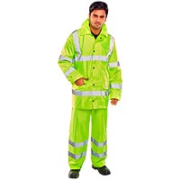 Beeswift Lightweight En471 En343 Suit, Saturn Yellow, 4XL