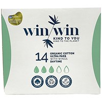 WinWin Sustainable Ultra Day Pads, Pack of 168