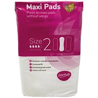 Interlude Maxi Pads, Size 2, Pack of 240