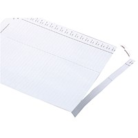 Rexel CrystalFiles Classic Lateral File Insert Cards, White, Pack of 57