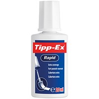 Tipp-Ex Rapid Correction Fluid, 20ml, Single