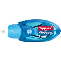 Tipp-Ex Micro Tape Twist Correction Roller with Rotating Cap, 5mmx8m, Pack of 10 Tipp-Ex Micro Tape Twist Correction Roller with Rotating Cap, 5mmx8m, Pack of 10