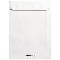 Tyvek C5 Envelope 229x162mm Pocket Peel and Seal White (Pack of 100) 551024