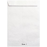 Tyvek Strong Lightweight Pocket Envelopes, C4, White, Pack of 100