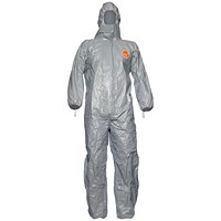 Tychem 6000 F Coverall, Grey, Medium