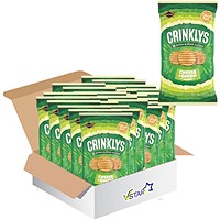 Jacobs Baked Crinklys Cheese & Onion Bag, 45g, Pack of 30