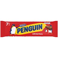 McVities Penguin Milk Chocolate Biscuit Bars, Pack of 7 McVities Penguin Milk Chocolate Biscuit Bars, Pack of 7