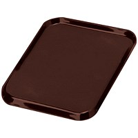 Stewart Superior Seco Plastic Rectangular Tray, 430x305mm, Black