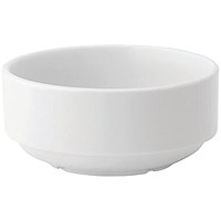 Pure White Stacking Soup Bowl, 284ml, Pack of 6 Pure White Stacking Soup Bowl, 284ml, Pack of 6