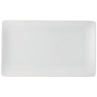 Pure White Rectangular Plate, 28x16cm, Pack of 6