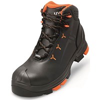 Uvex 2 S3 Src Leather Boots, Black, 12