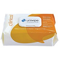 Uniwipe Clinical Wipes (Pack of 100)
