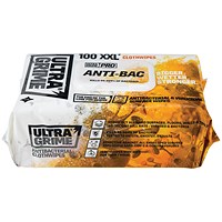 UltraGrime Anti-Bac Wipes, 100 Wipes