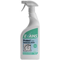 Evans Protect Ready-to-Use Disinfectant 750ml (Pack of 6)