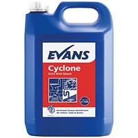 Evans Cyclone Extra Thick Bleach, Perfumed, 5L, Pack of 2 Evans Cyclone Extra Thick Bleach, Perfumed, 5L, Pack of 2