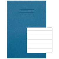 Rhino Exercise Book, 15mm Ruled, 64 Pages, A4, Light Blue, Pack of 50