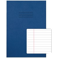 Rhino Exercise Book 8mm Ruled 64P A4 Dark Blue (Pack of 50)