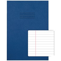 Rhino Exercise Book, 8mm Ruled, 64 Pages, A4, Dark Blue, Pack of 50 Rhino Exercise Book, 8mm Ruled, 64 Pages, A4, Dark Blue, Pack of 50