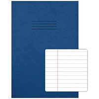 Rhino Exercise Book, 8mm Ruled, 80 Pages, A4, Dark Blue, Pack of 50