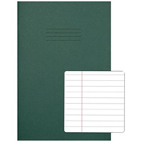 Rhino Exercise Book 8mm Ruled 80P A4 Dark Green (Pack of 50)