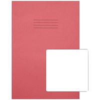 Rhino Exercise Book Plain 80 Pages A4 Pink (Pack of 50)