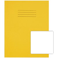 Rhino Exercise Book Plain 80 Pages 9x7 Yellow (Pack of 100)