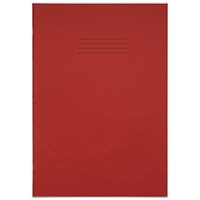 Rhino Exercise Book, 80 Pages, Ruled with Margin, A4+, Red, Pack of 50 Rhino Exercise Book, 80 Pages, Ruled with Margin, A4+, Red, Pack of 50