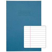 Rhino Exercise Books, 80 Pages, A4, 8mm Ruled, Light Blue Contract, Pack of 50 Rhino Exercise Books, 80 Pages, A4, 8mm Ruled, Light Blue Contract, Pack of 50