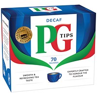 PG Tips Decaf Tea Bags, Pack of 70