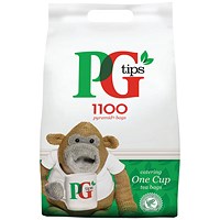 PG Tips One Cup Pyramid Tea Bags, Pack of 1100