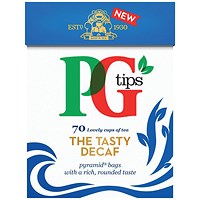 PG Tips Decaf Tea Bags, Pack of 70