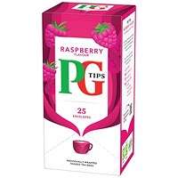 PG Tips Raspberry Envelope Teabags, Pack of 25