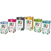 PG Tips Assorted Flavours Tea Bags - Packed 6 x 25