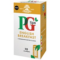 PG Tips English Breakfast Tea Bags - Pack of 25