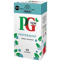 PG Tips Peppermint Tea, Pack of 25