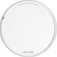 Vegware Bon Appetit Bowl Lid, 185 Series, White, Pack of 300 Vegware Bon Appetit Bowl Lid, 185 Series, White, Pack of 300
