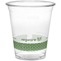 Vegware Cold Cup 12oz CE PLA 96 Series Clear (Pack of 1000)