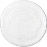 Vegware Soup Container Hot Lid, 115-Series, Opaque, Pack of 500