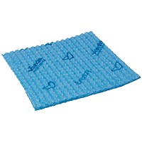 Vileda Breazy Wave Microfibre Cloth, 370x300mm, Blue, Pack of 25