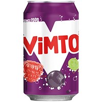 Vimto 300ml Can Carbonated Fruit Juice Drink - Pack of 24