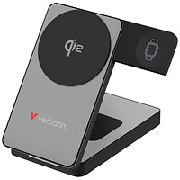 Verbatim QI2 Magnetic Wireless Power Bank 10000 Mah Grey 32295