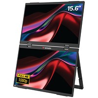 Verbatim Portable 15.6 Inch Dual Monitor Essentials Full HD