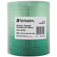 Verbatim CDR 700mb 52X Printable (Pack of 100)