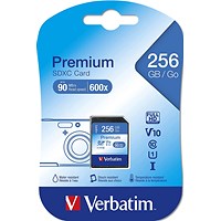 Verbatim Premium SDXC Memory Card, 256GB